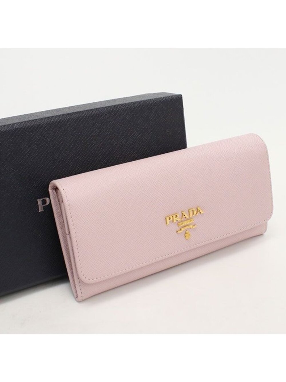 Prada Saffiano Multicolor Wallet Bifold Calfskin